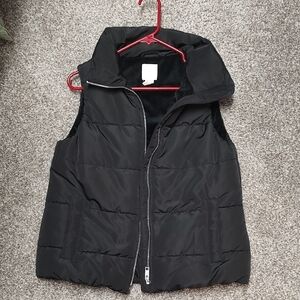 H&M Black Quilted Puffer Vest